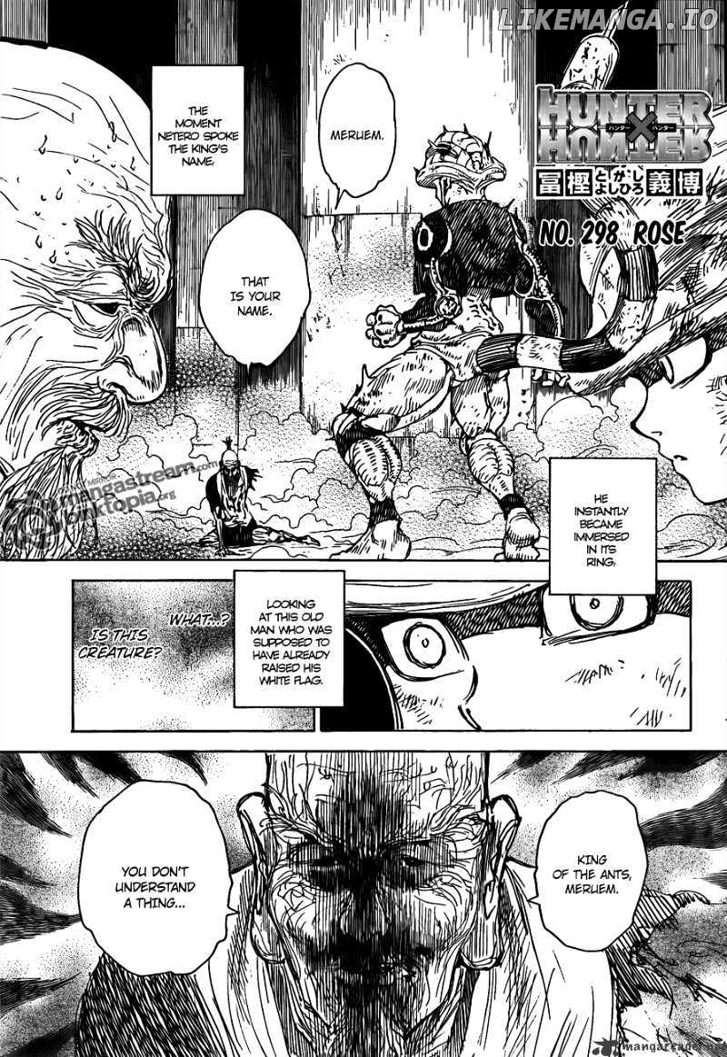 Hunter x Hunter, Chapter 298 image 01
